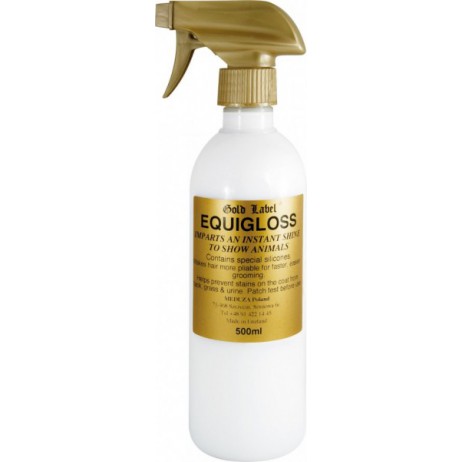 Płyn nabłyszczający Equigloss Spray 500 ml GOLD LABEL