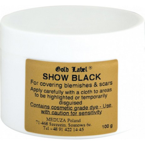 Czarny krem koloryzujący Show Cream 100 g GOLD LABEL