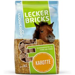 Smakołyki dla konia Lecker Bricks Eggersmann 1kg marchew